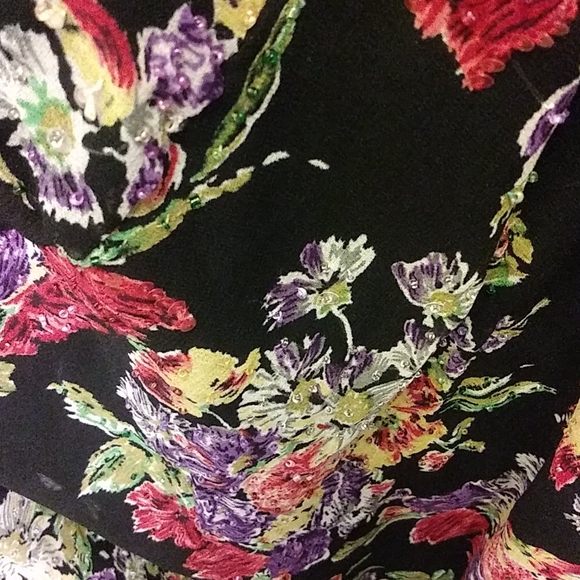 Bust 44'' ,Length 58''Colorful Plus Size Maxi - Picture 7 of 11